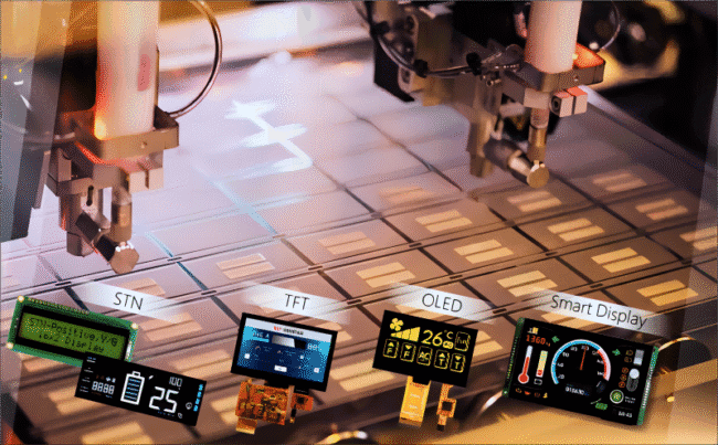 News 5 JicTech STN TFT OLED Display production