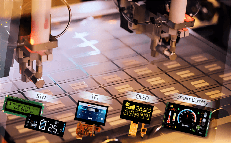Solutions and Services 1 JicTech STN TFT OLED Display production