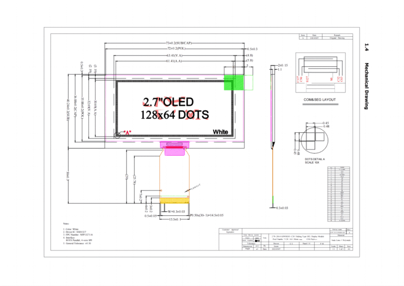 industrial OLED screen